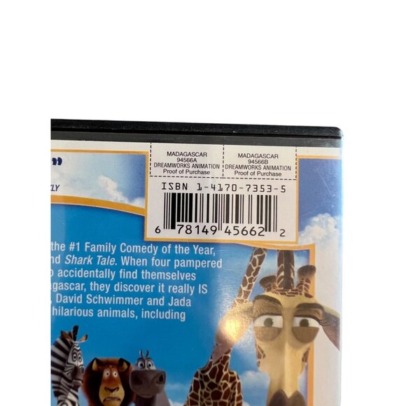 Madagascar DVD 2005 Family Animation Ben Stiller Chris Rock DreamWorks Pre-Owned - Picture 3 of 4
